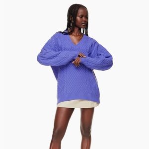 peggy v-neck sunday best sweater wool NWT